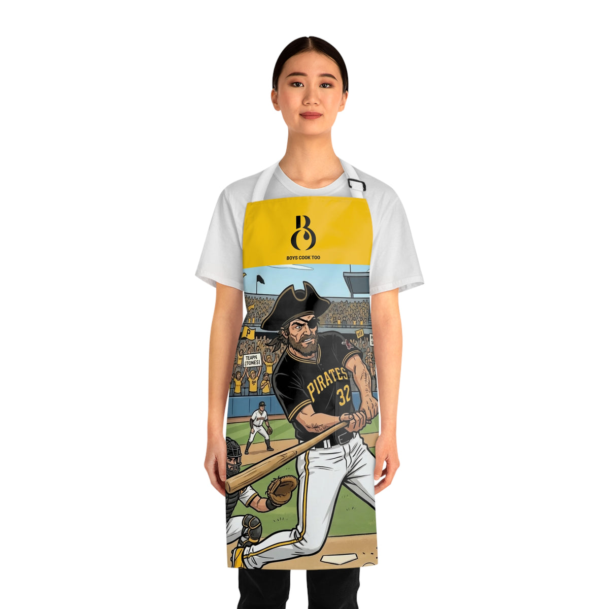 Baseball Pirates Batter at the Plate Apron