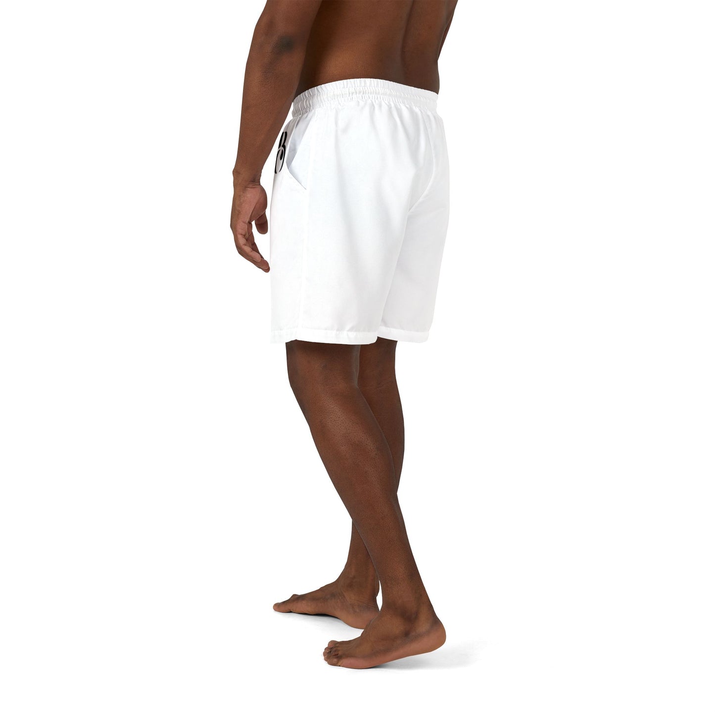 'All White Pool Party' Ready with these Unisex Swim Shorts