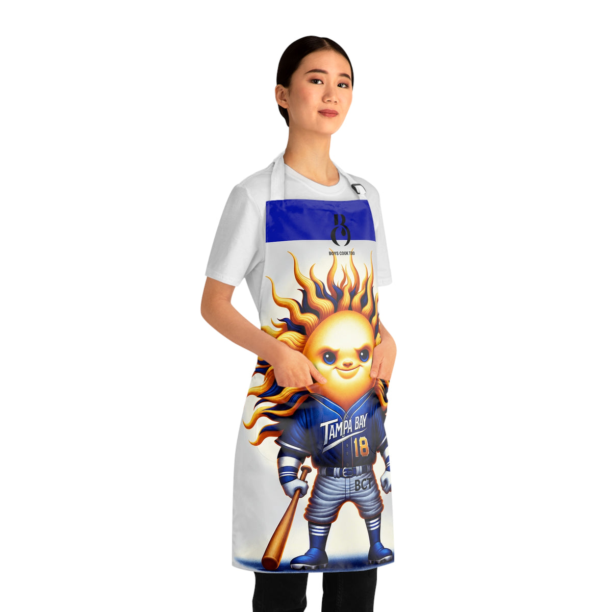 Tampa Bay Sun Cute Baseball Chef Apron