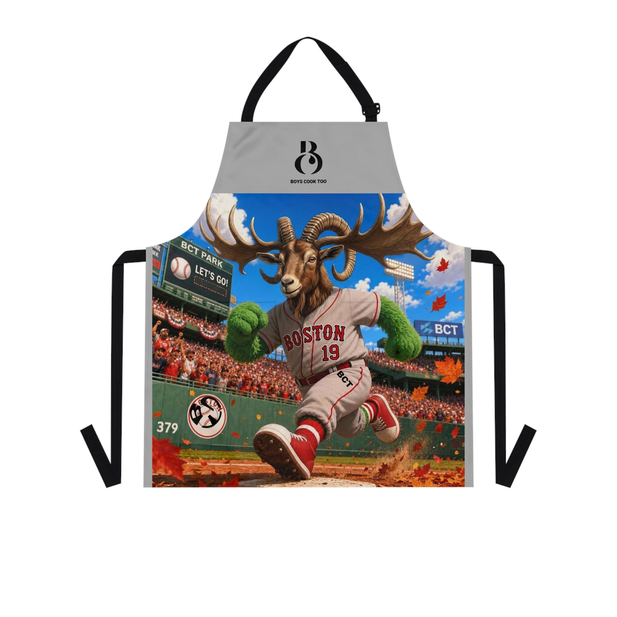 Baseball Boston Runner Cooking Apron