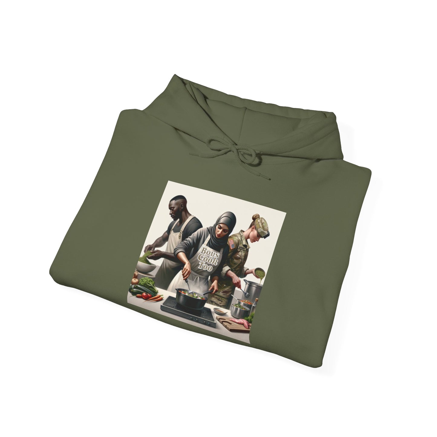 Military Service Hooded Sweatshirt