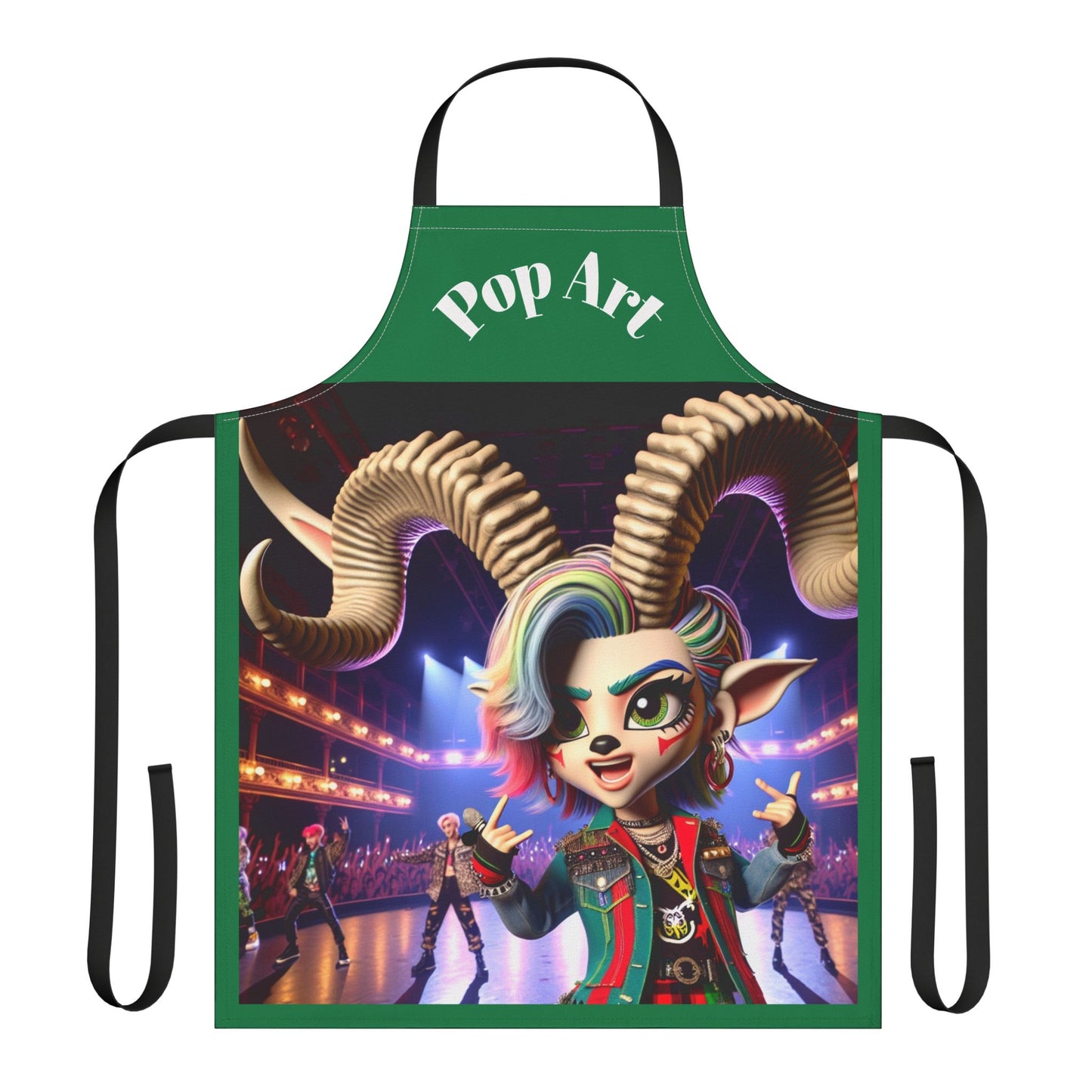 Gen Zers Pop Art GOAT Apron