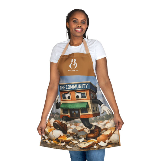 Walking On Eggshells Quirky Chef Gift Apron