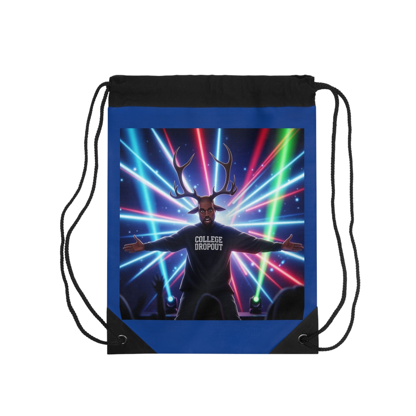 Music Producer Shrug Drawstring Bag