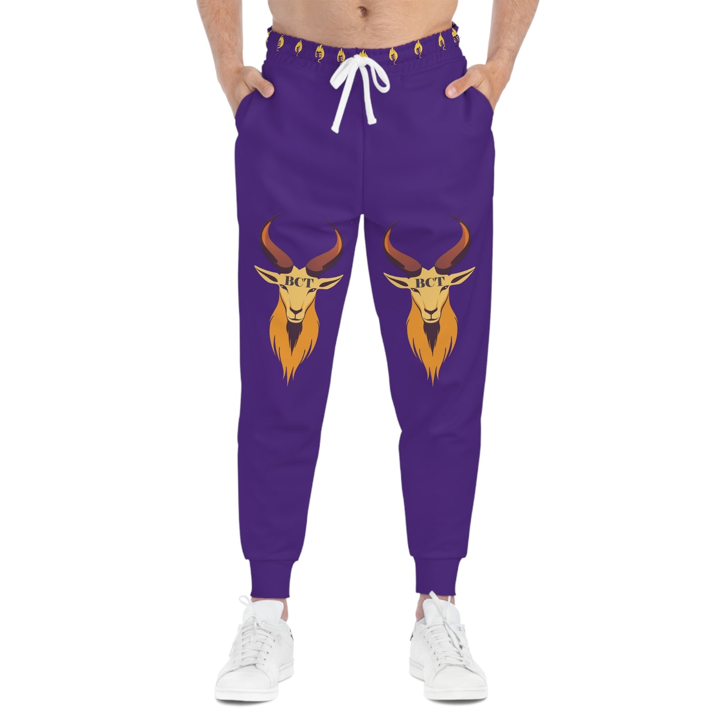 Goat Joggers, Purple & Gold