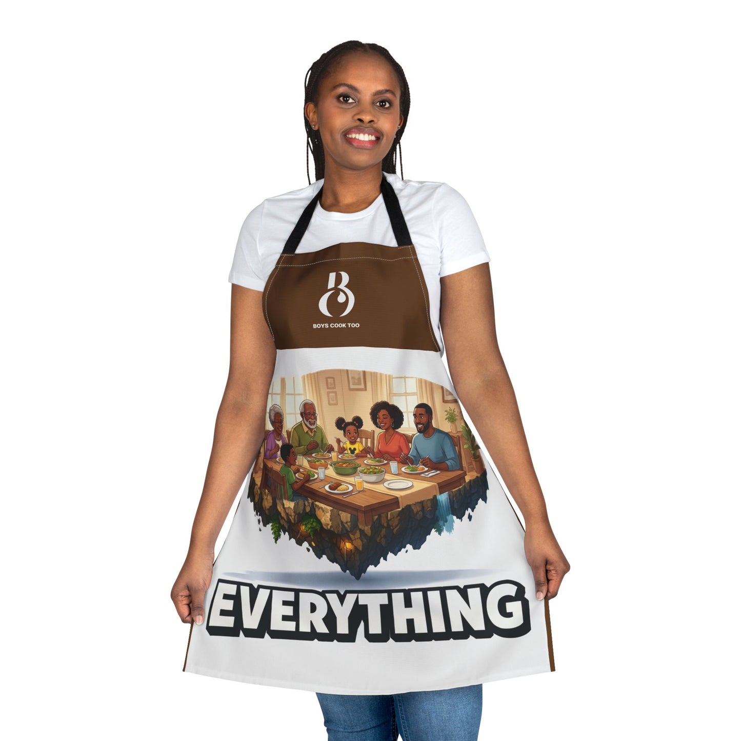Family Over 'Everything' Celebration Cooking Apron