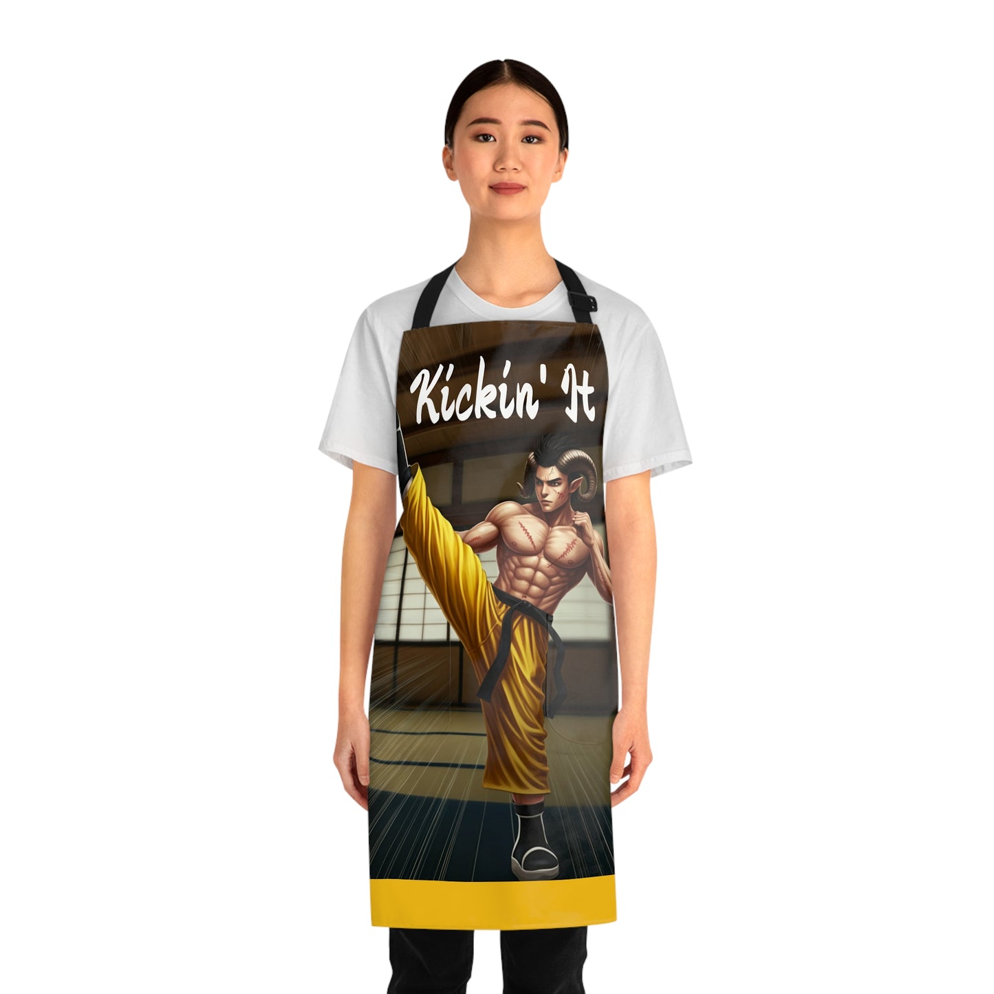 Kickin' It Martial Arts Goat Apron