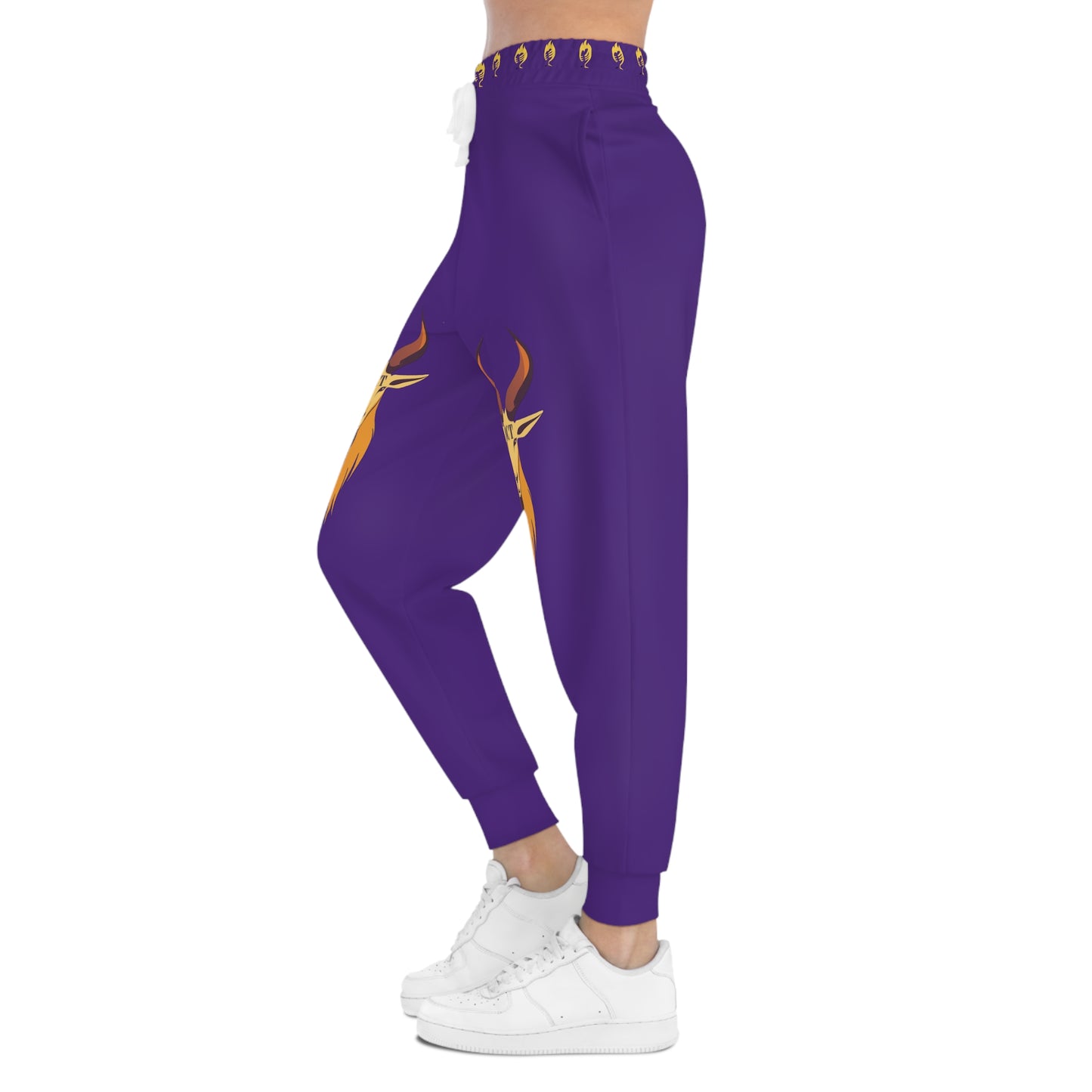 Goat Joggers, Purple & Gold