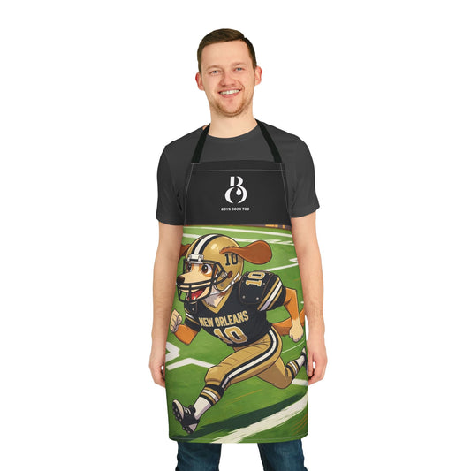 New Orleans Football Saints — Cute Dog Cooking Apron