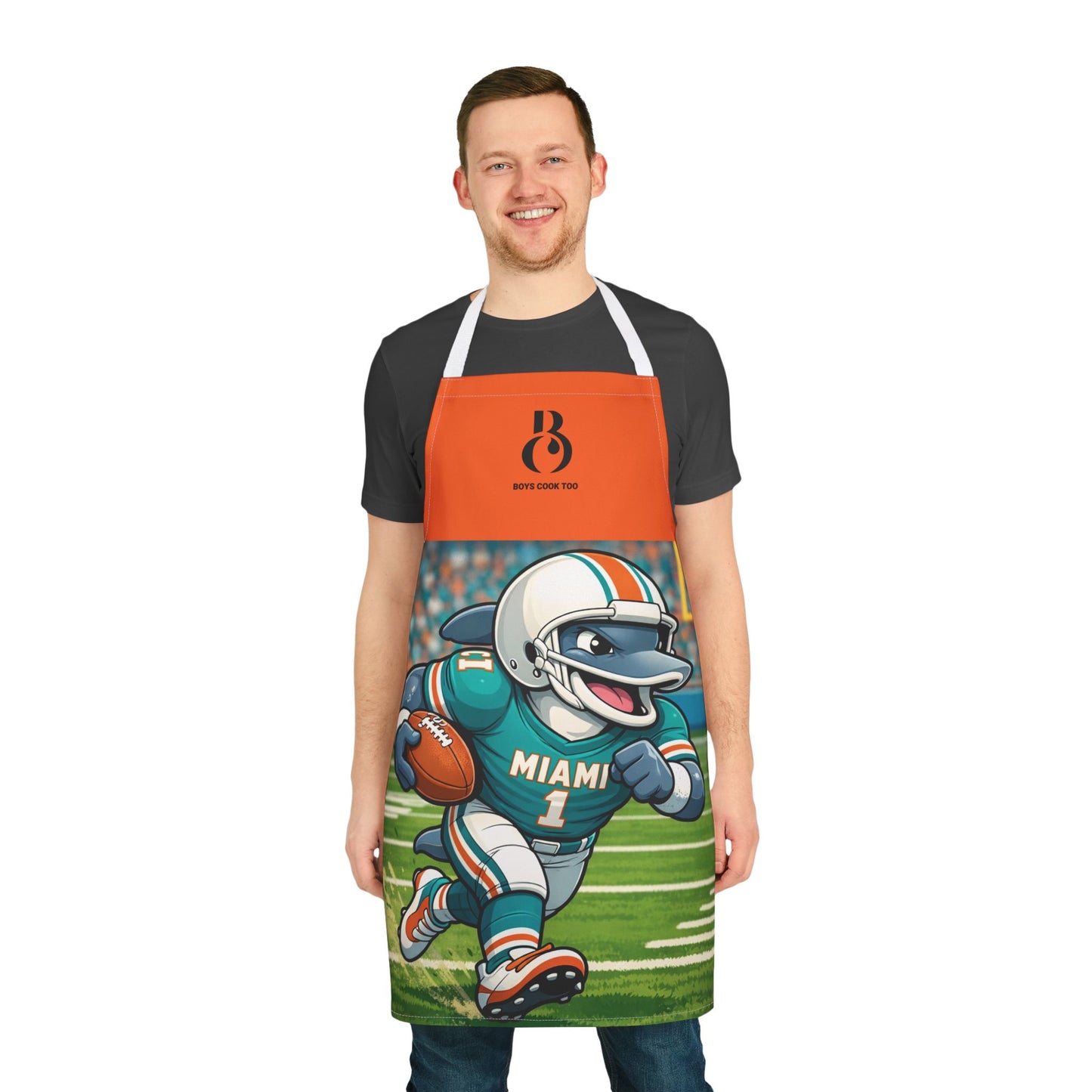 Miami Football Dolphin — Grill BBQ Chef Apron