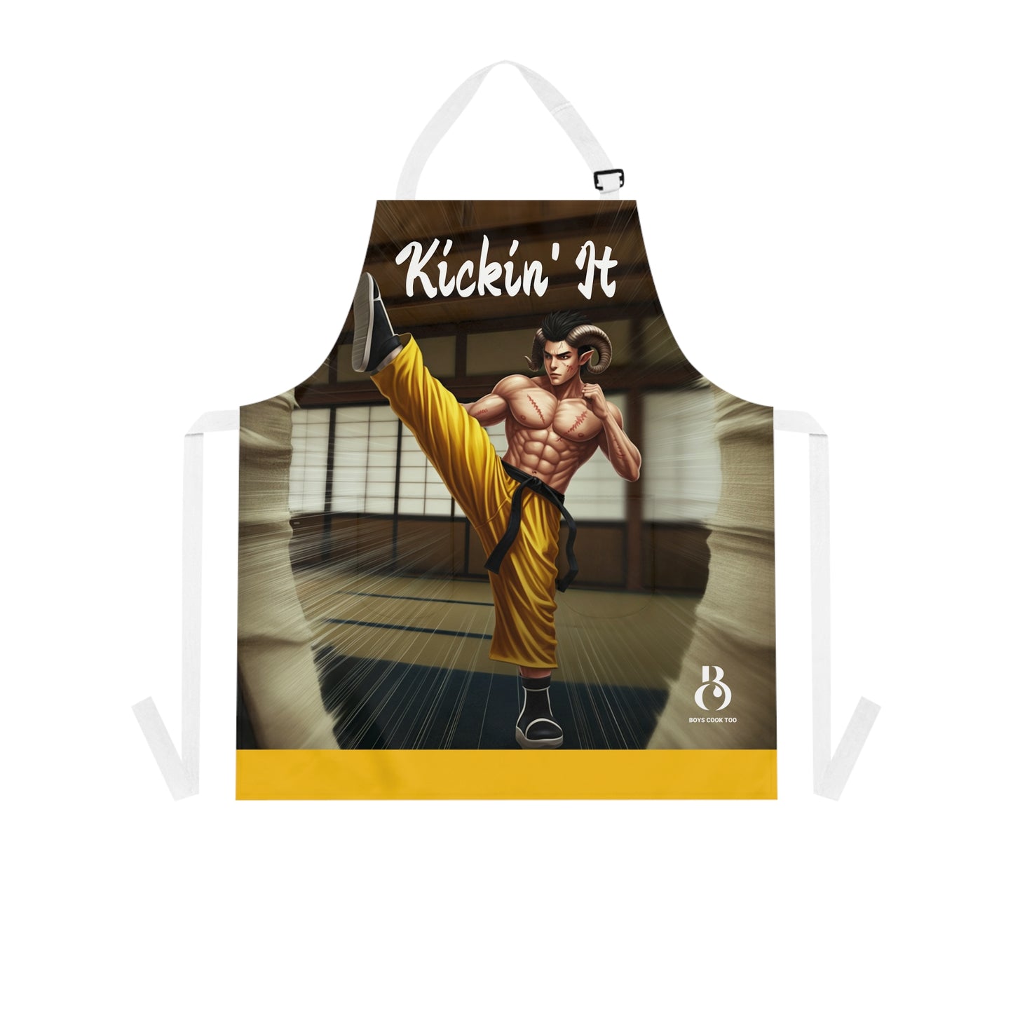 Kickin' It Martial Arts Goat Apron