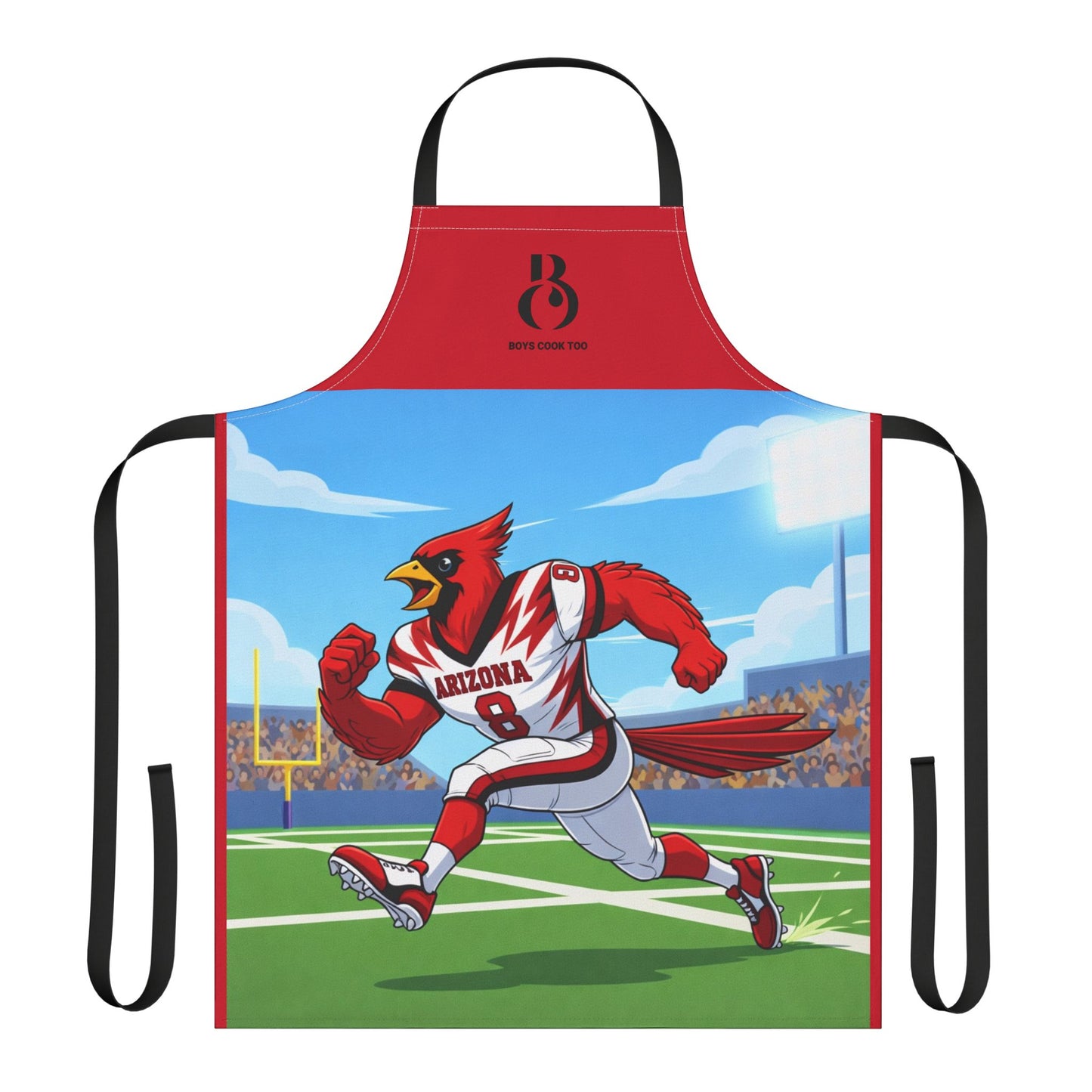 Cardinal Football Player – Arizona Team Spirit Chef Apron for Game Day