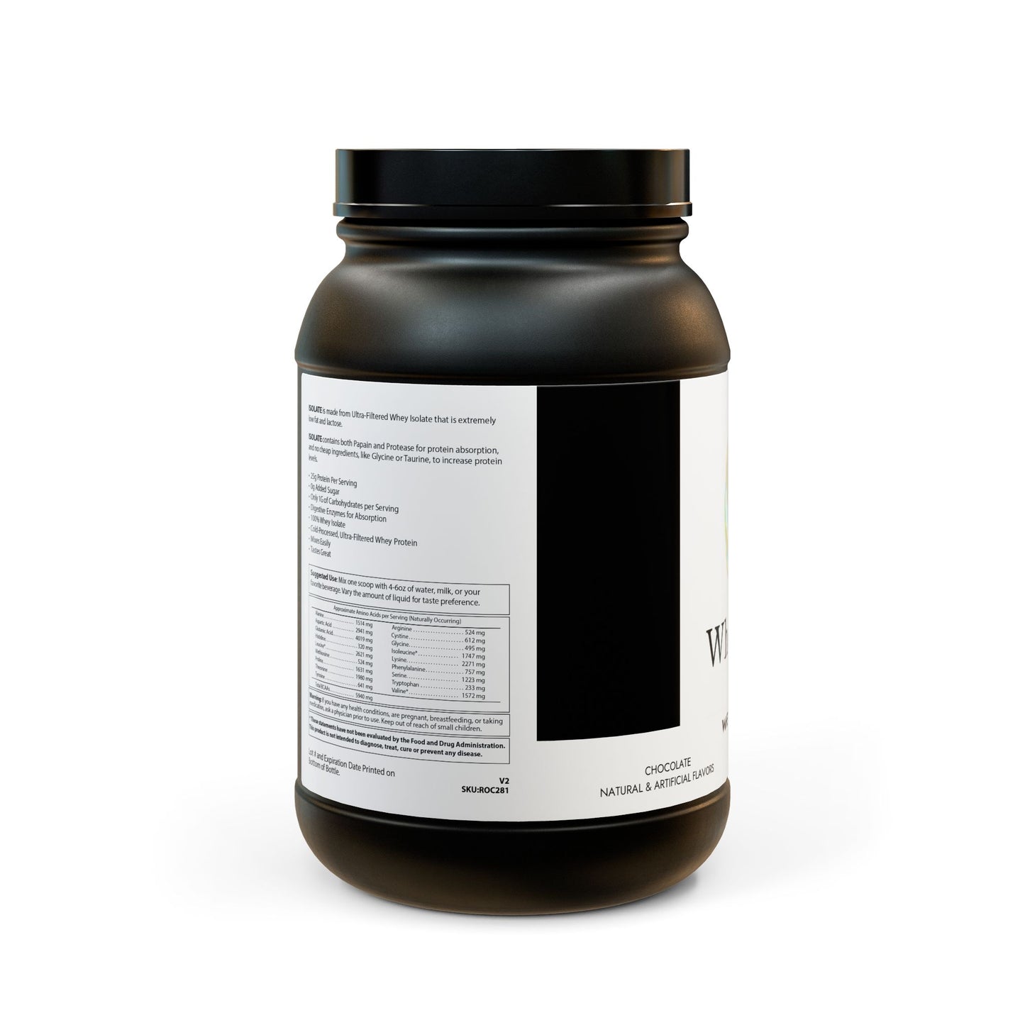 Whey Isolate Protein Digestive Enzyme Blend