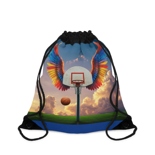 Basketball Vibes Drawstring Bag
