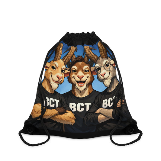 Tech Goat Vibes Durable Drawstring Bag