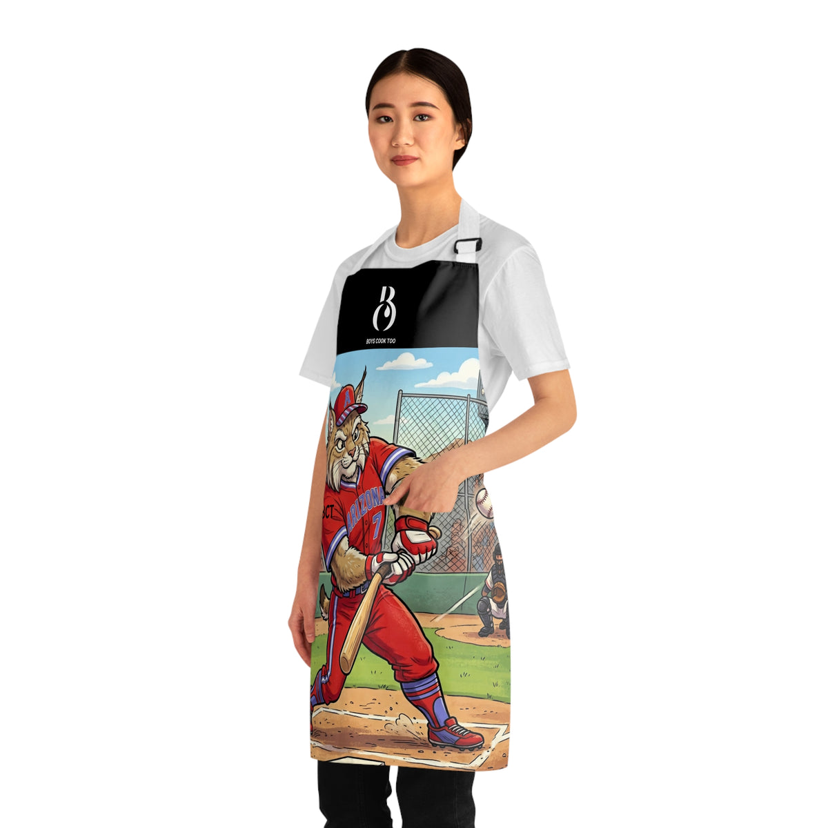 Baseball Tiger Batter Sports Cooking Apron for Fans & Coaches
