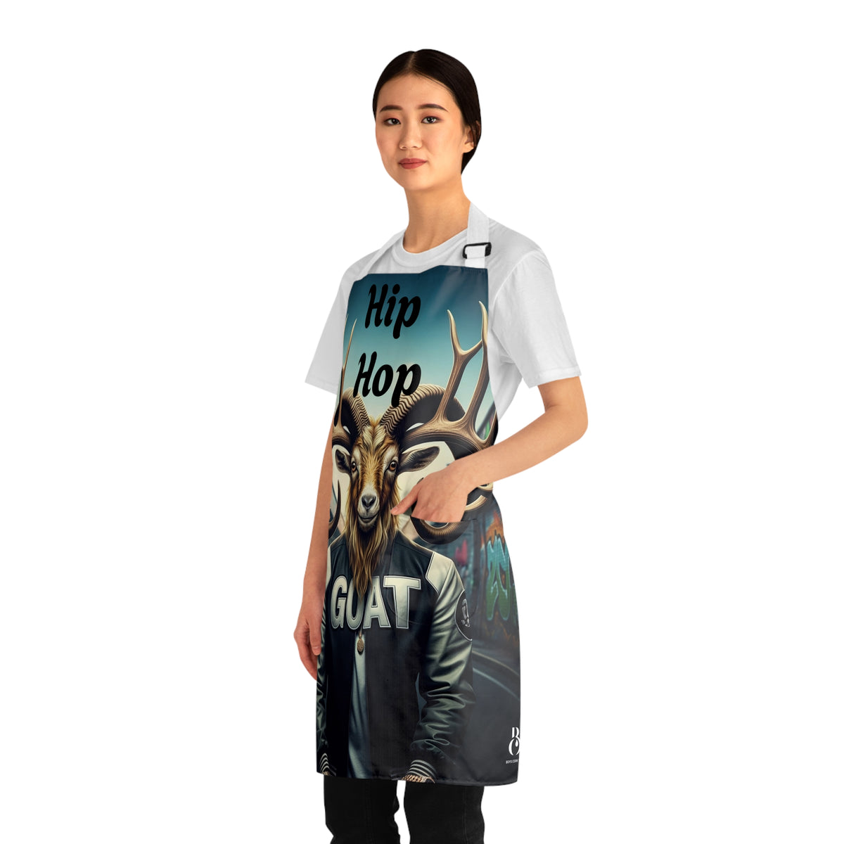 Hip Hop GOAT Urban Graffiti Music Apron