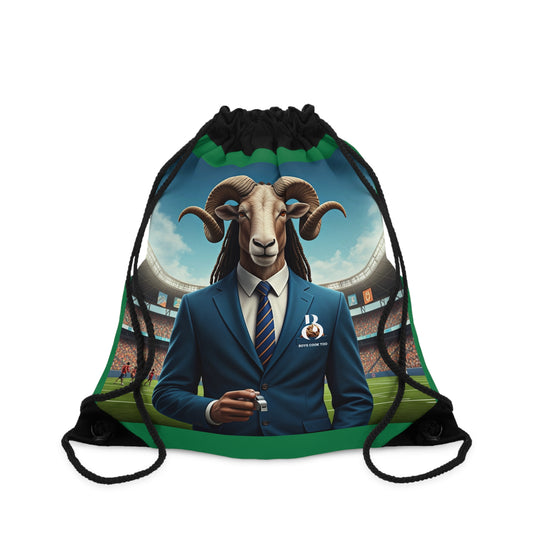 Goat Coach Drawstring Bag