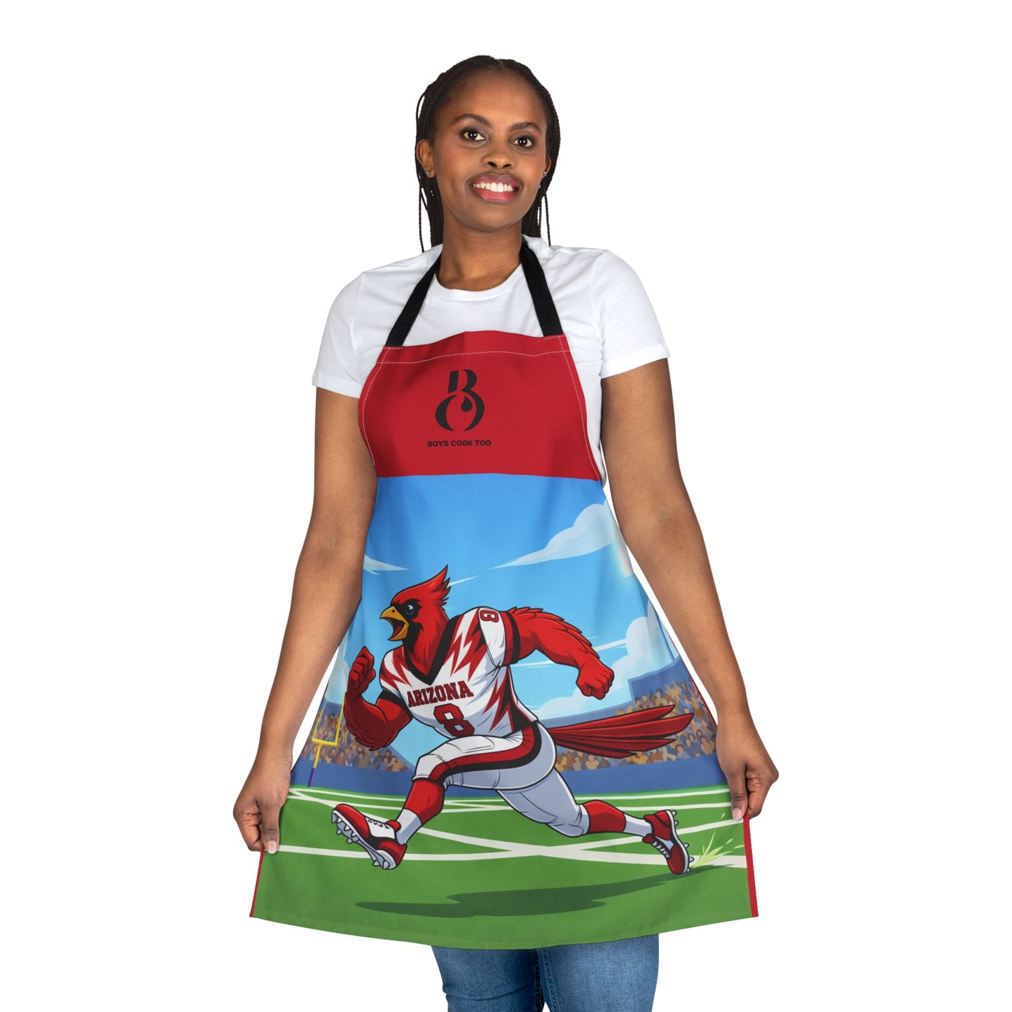 Cardinal Football Player – Arizona Team Spirit Chef Apron for Game Day