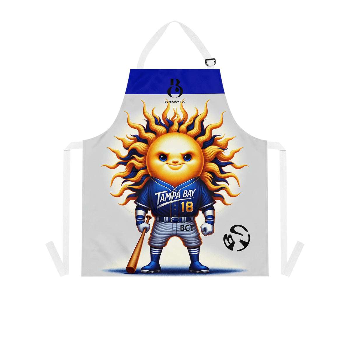 Tampa Bay Sun Cute Baseball Chef Apron