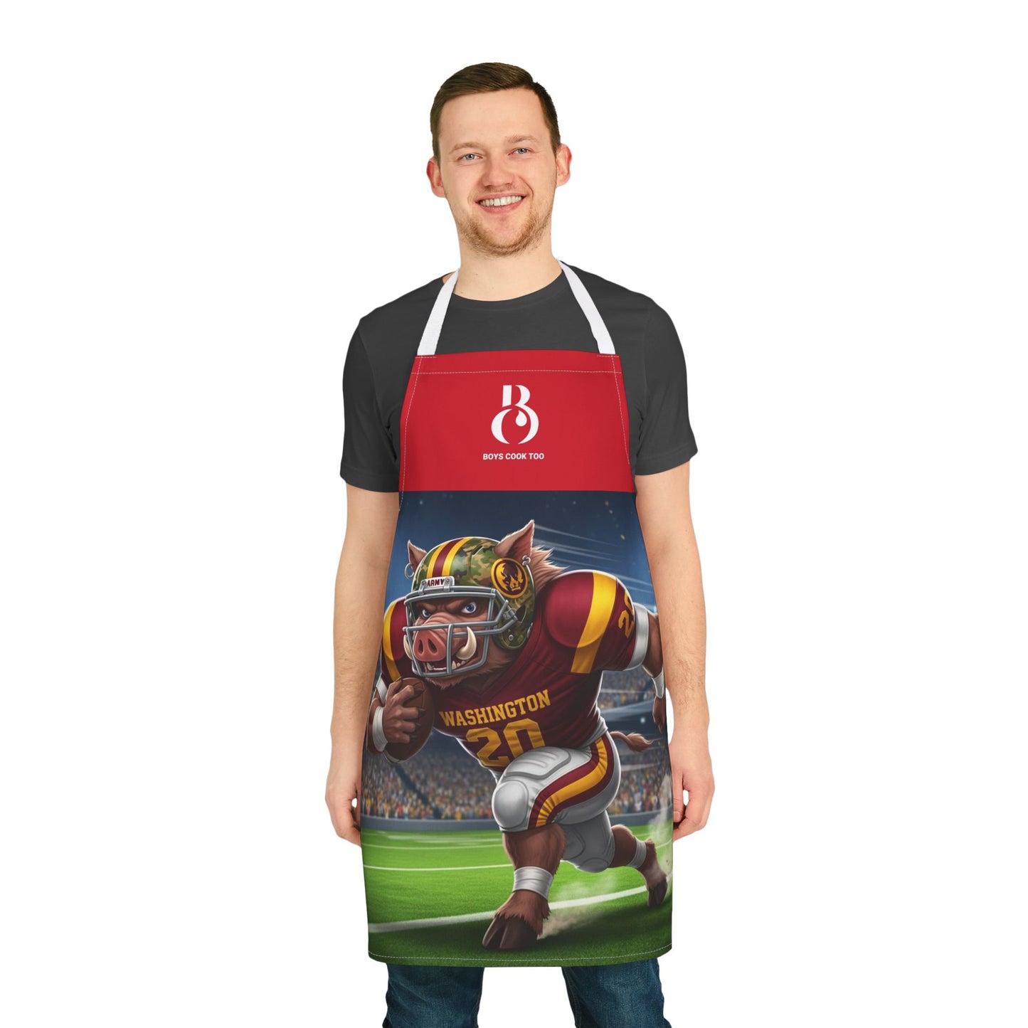 Washington Football Hog Running BBQ Apron