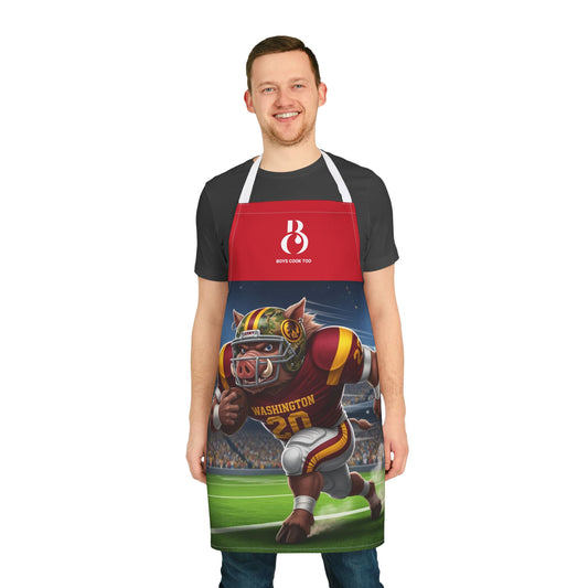 Washington Football Hog Running BBQ Apron