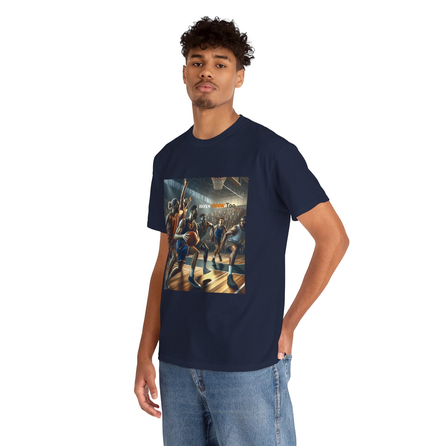 Basketball Vibes Tee - Great with a Blazer