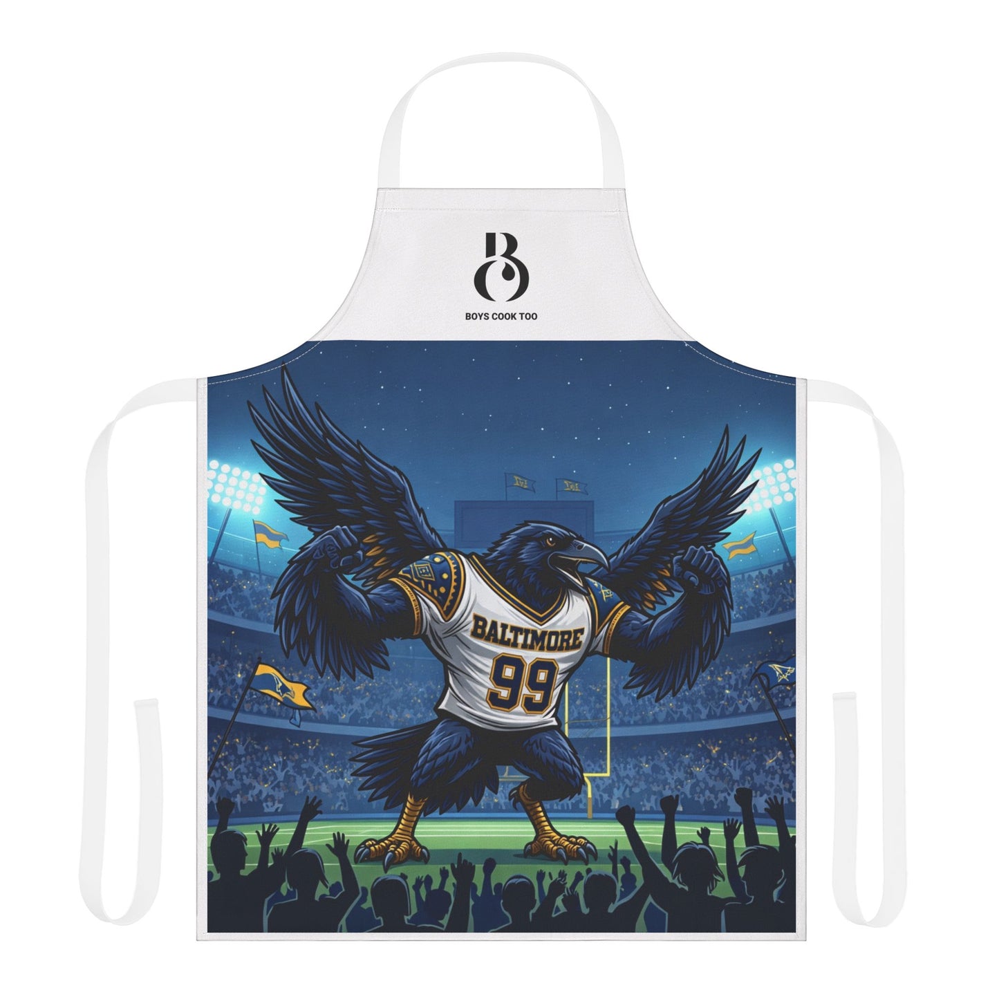 Baltimore Football Raven — Game Day Cooking Apron