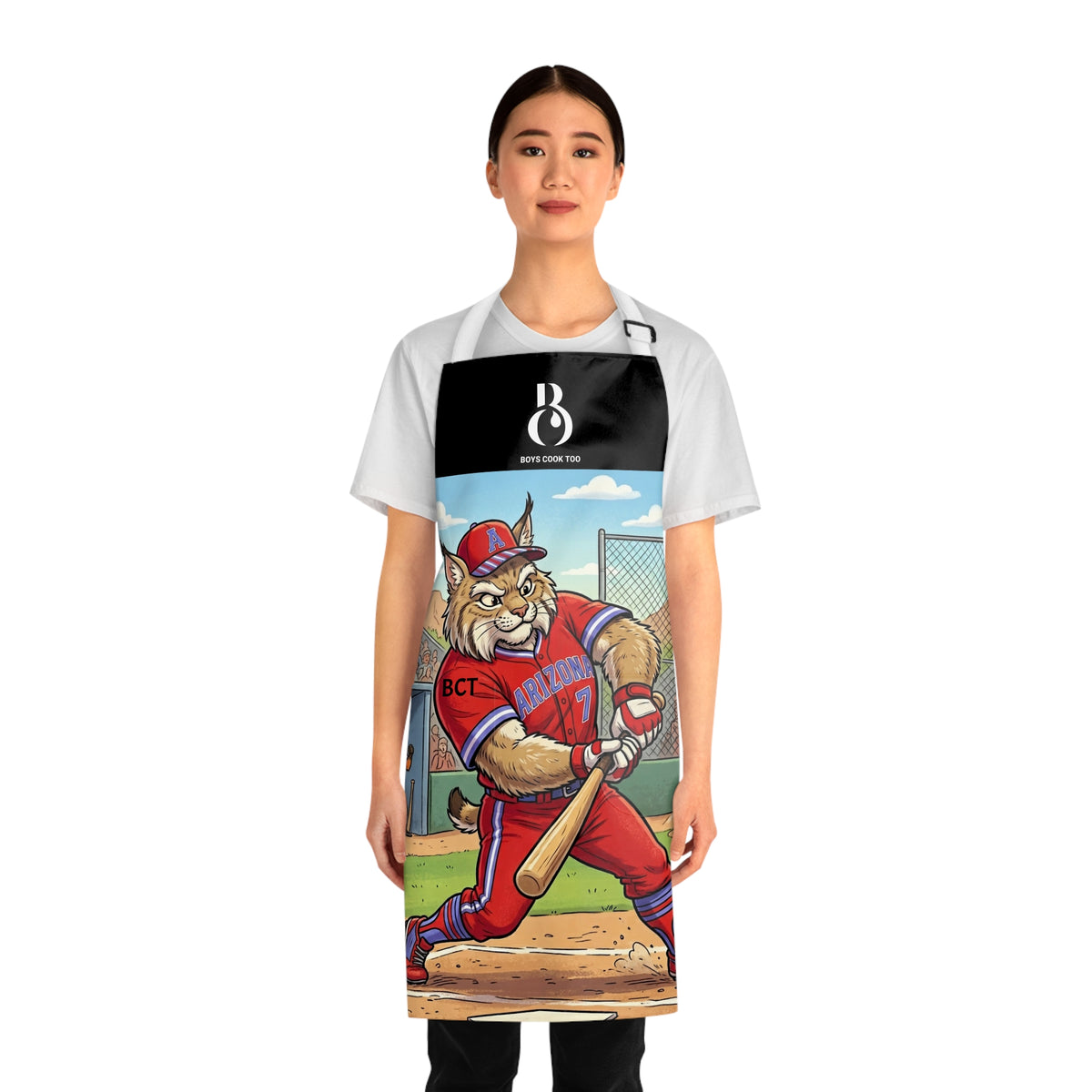 Baseball Tiger Batter Sports Cooking Apron for Fans & Coaches