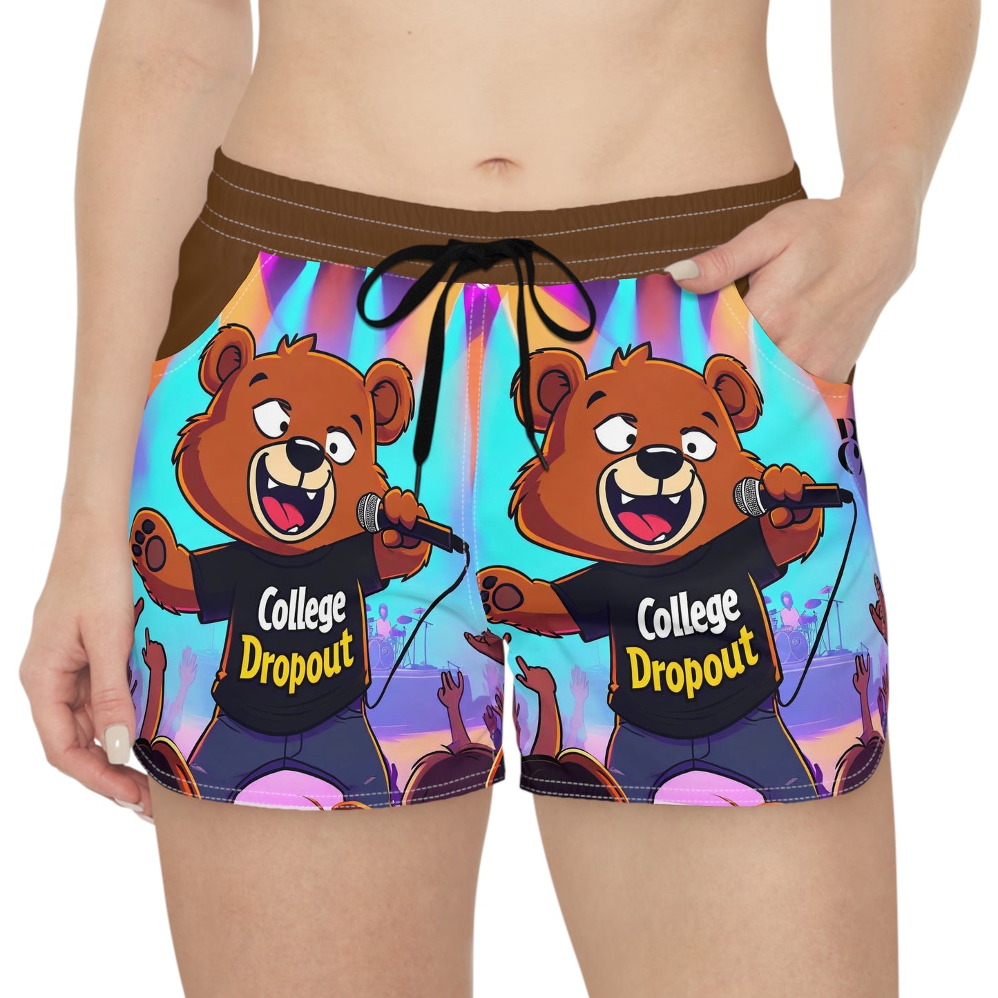 Bear Band 'College Dropout' Casual Shorts