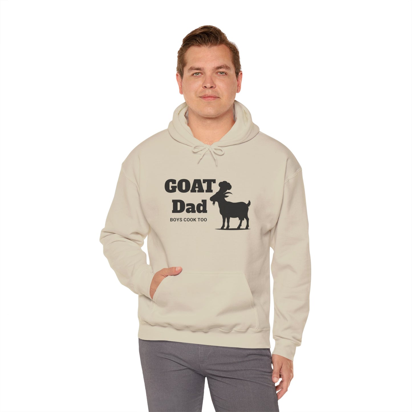 GOAT Dad Hooded Sweatshirts - Select Colors