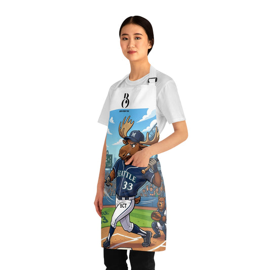 Seattle Sports Baseball Chef Apron for Game Day & Grilling