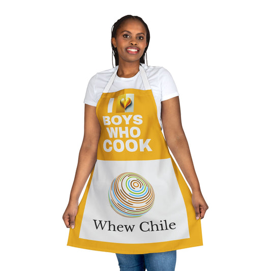 'I Love Boys Who Cook' Apron