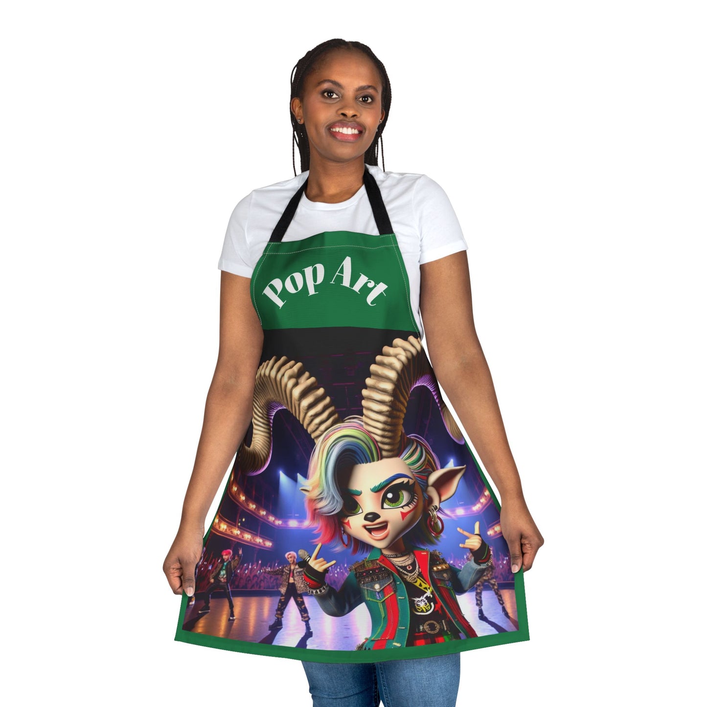 Gen Zers Pop Art GOAT Apron