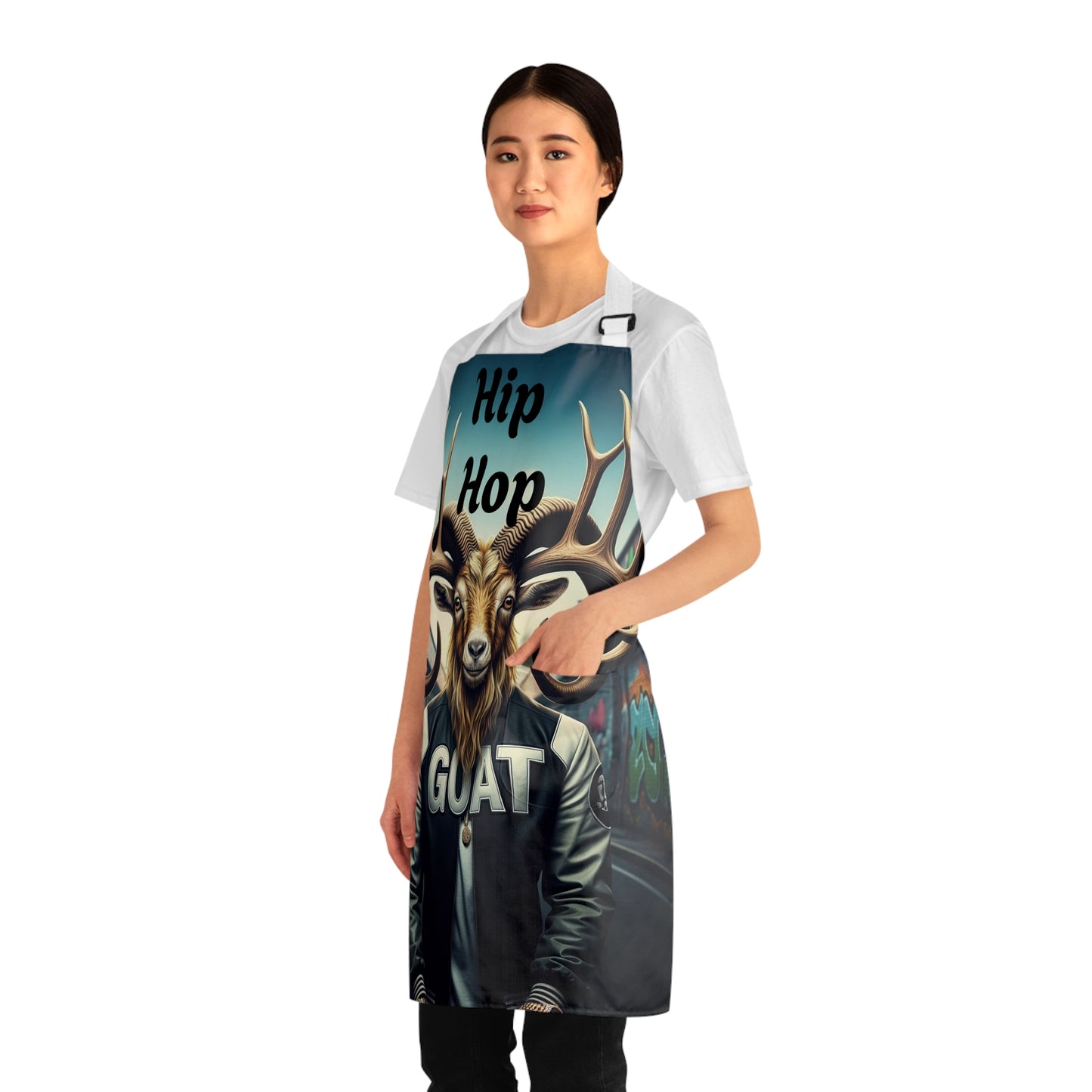 Hip Hop GOAT Urban Graffiti Music Apron