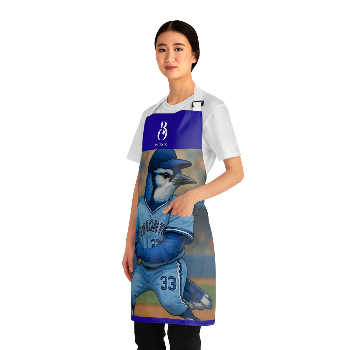 Baseball Blue Jay Apron — Toronto Team Batter Design