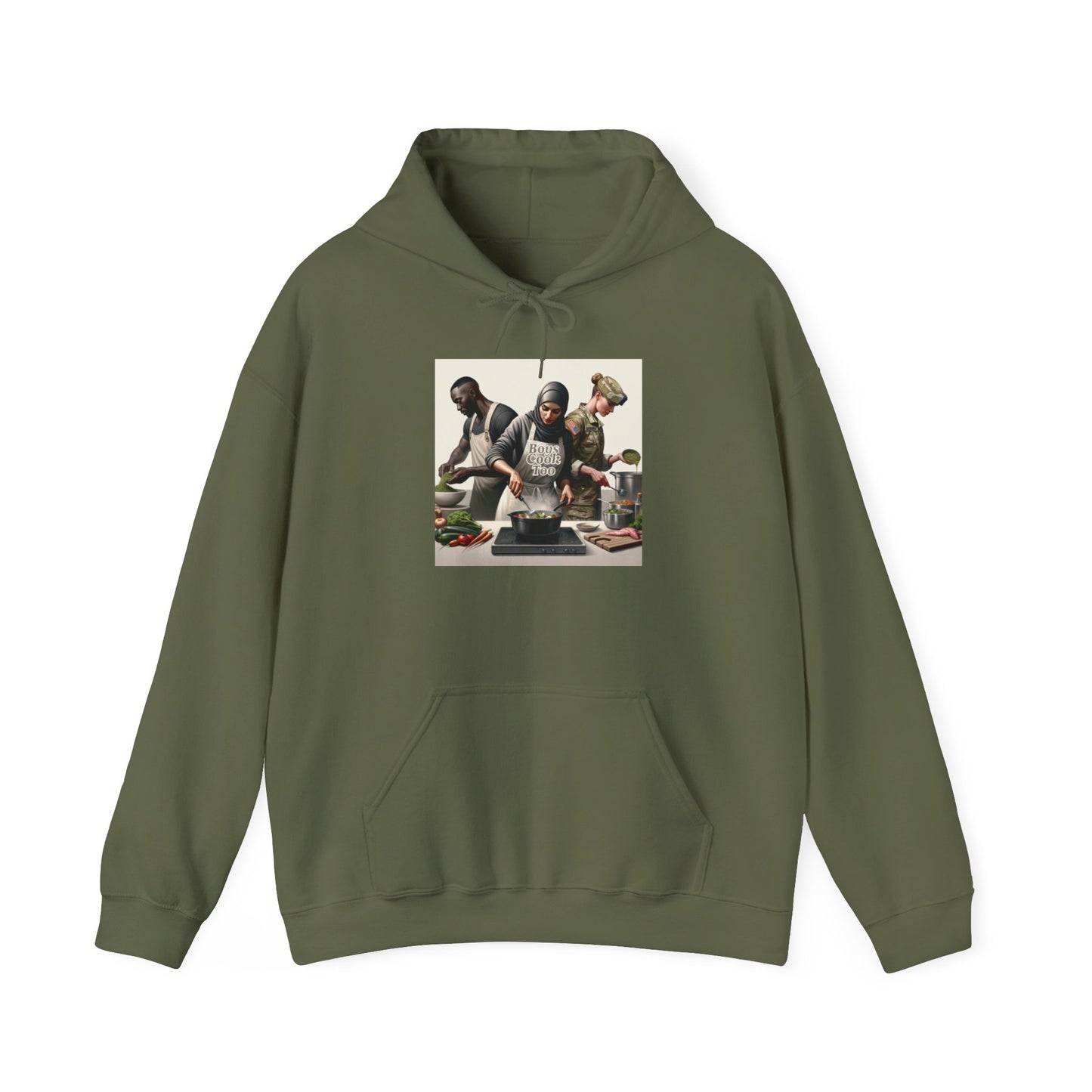 Military Service Hooded Sweatshirt