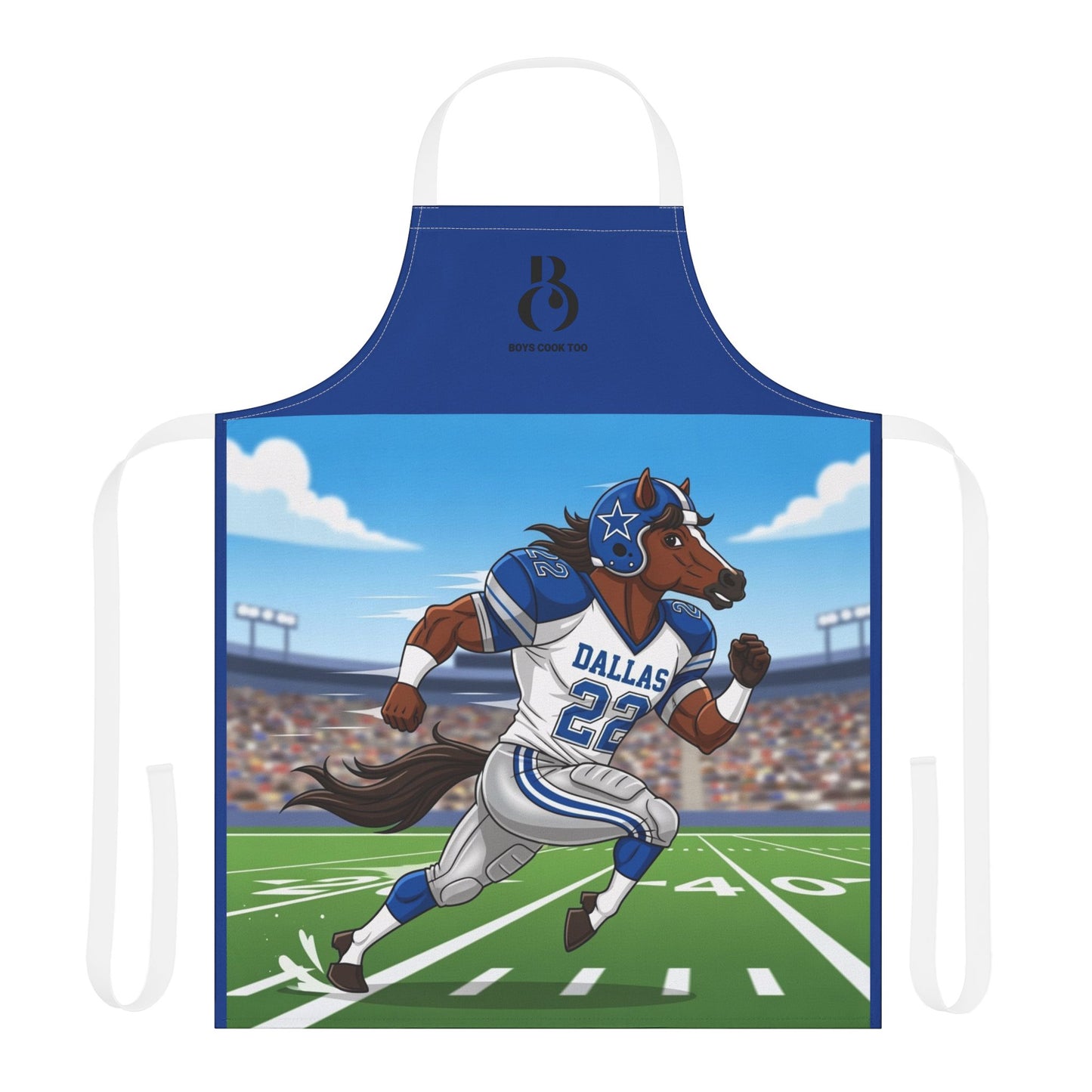 Dallas Horse Football — Fan Chef Grilling Apron