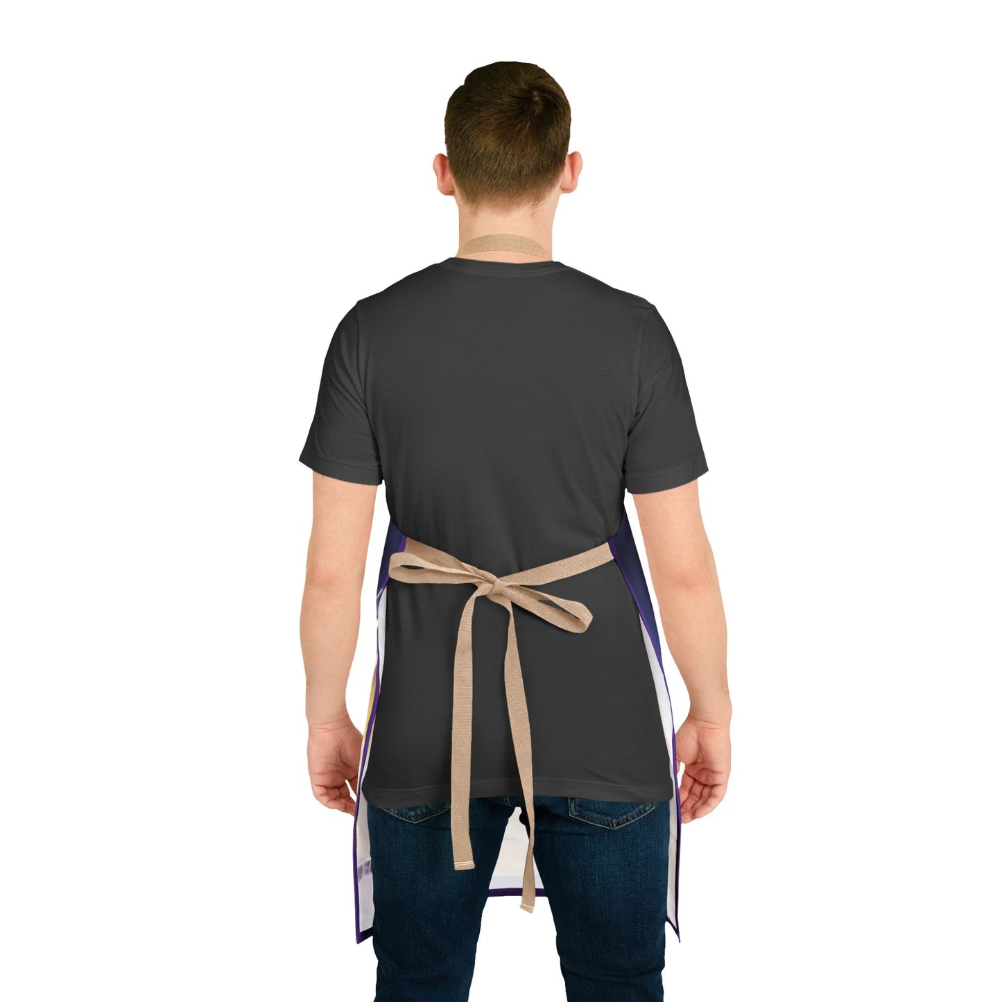 Purple & Gold Basketball Goat Apron
