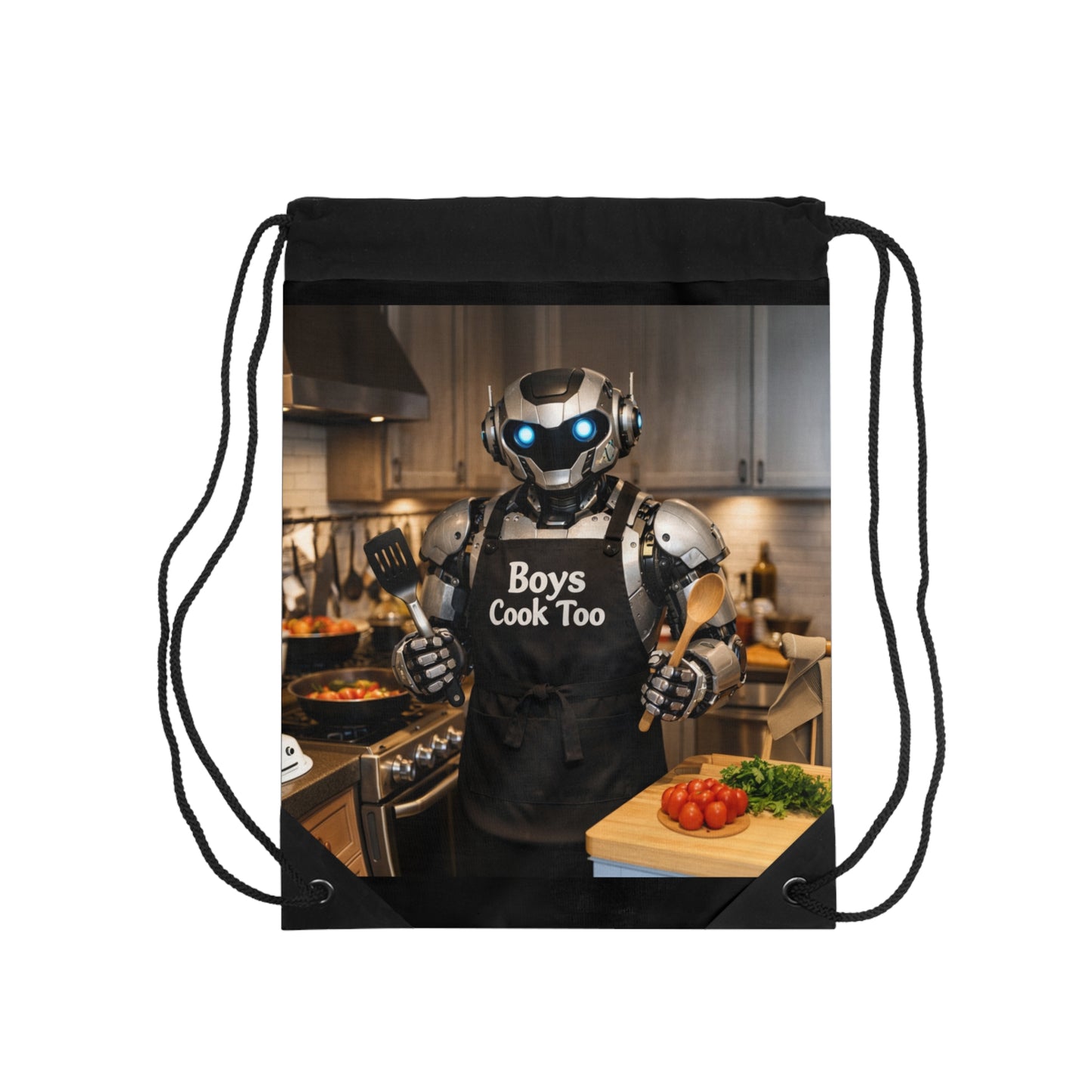 Tech Goat Vibes Durable Drawstring Bag