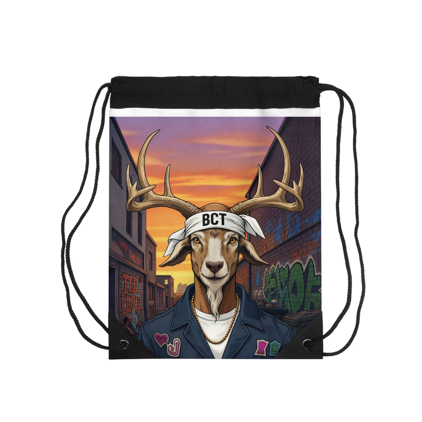 'Change The World' Heavy Duty Drawstring Bag
