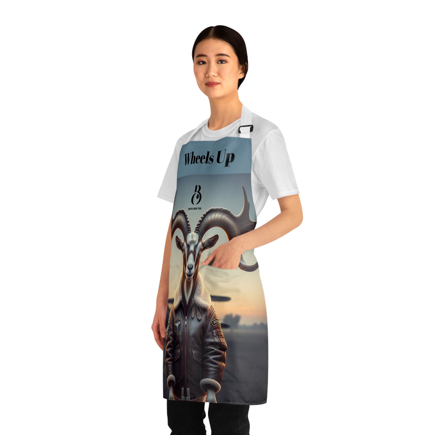 Pilot Goat 'Wheels Up' Aviator Apron