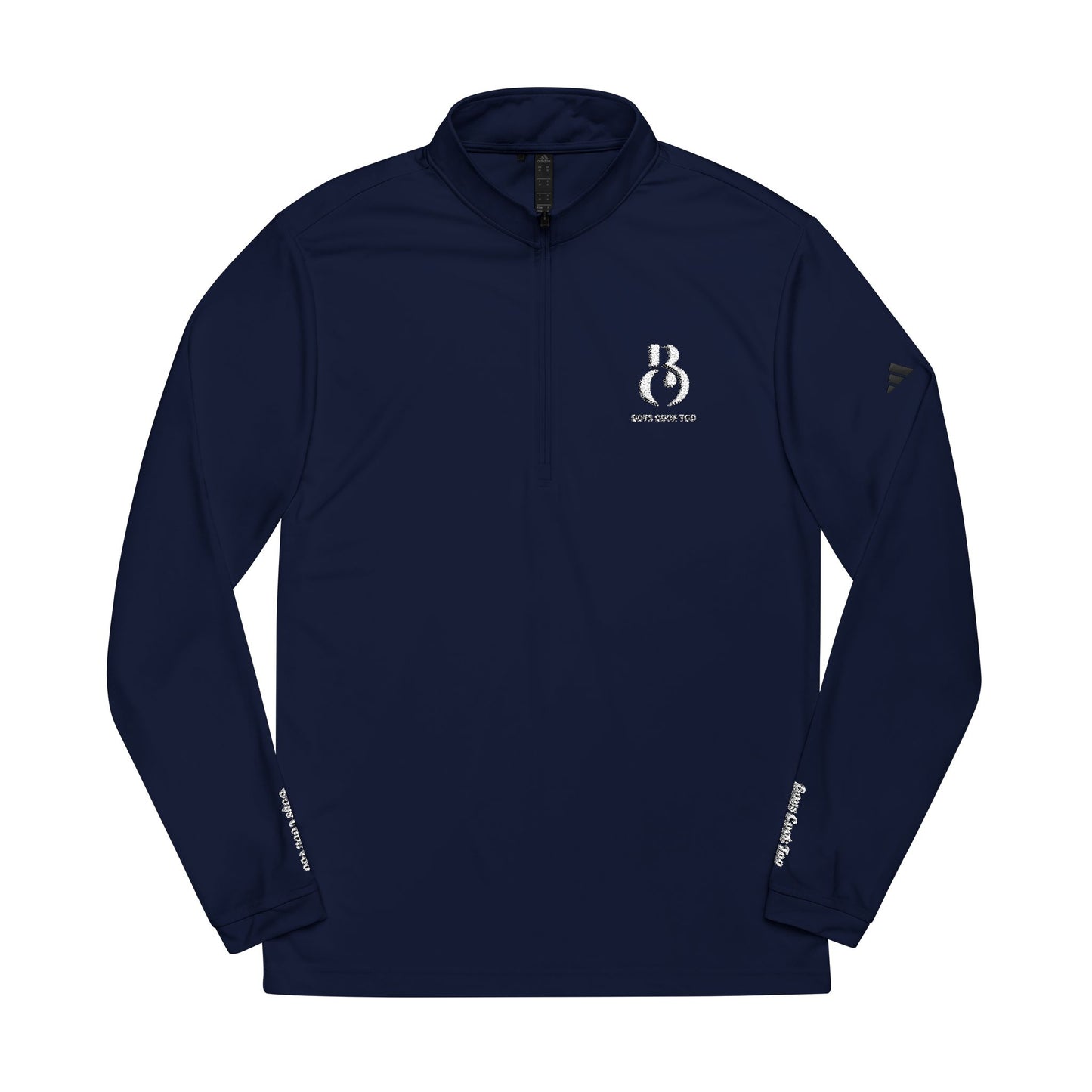 Embroidered Quarter-Zip Pullover – Athletic Performance Top