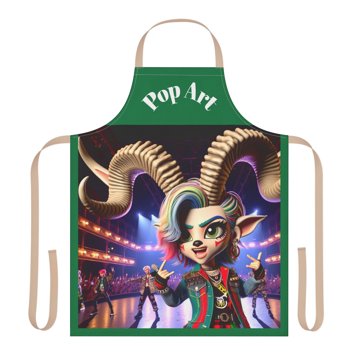Gen Zers Pop Art GOAT Apron