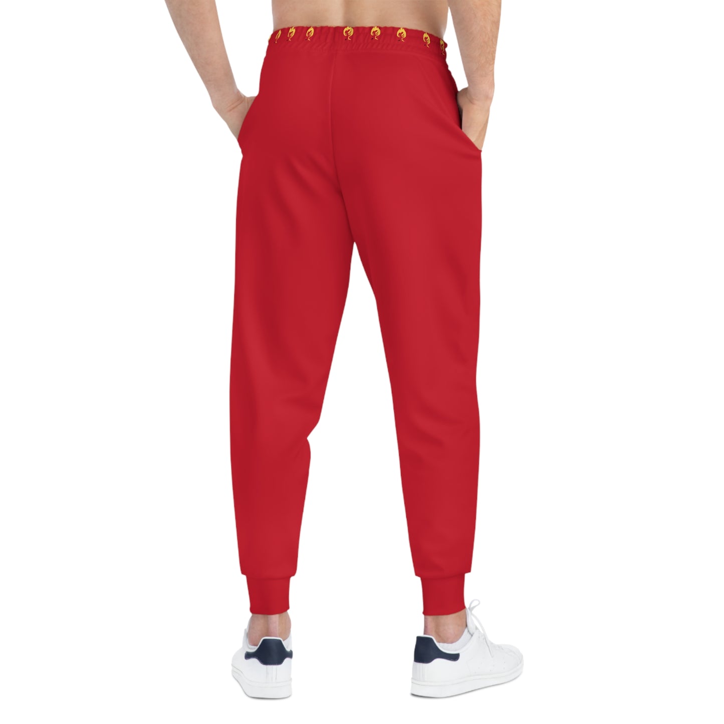 Athletic Joggers, Red