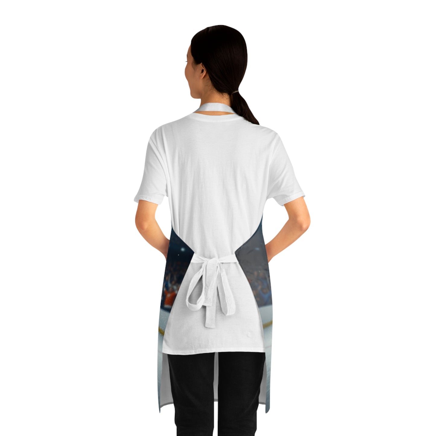 Hockey Goat Player Ice Rink Apron