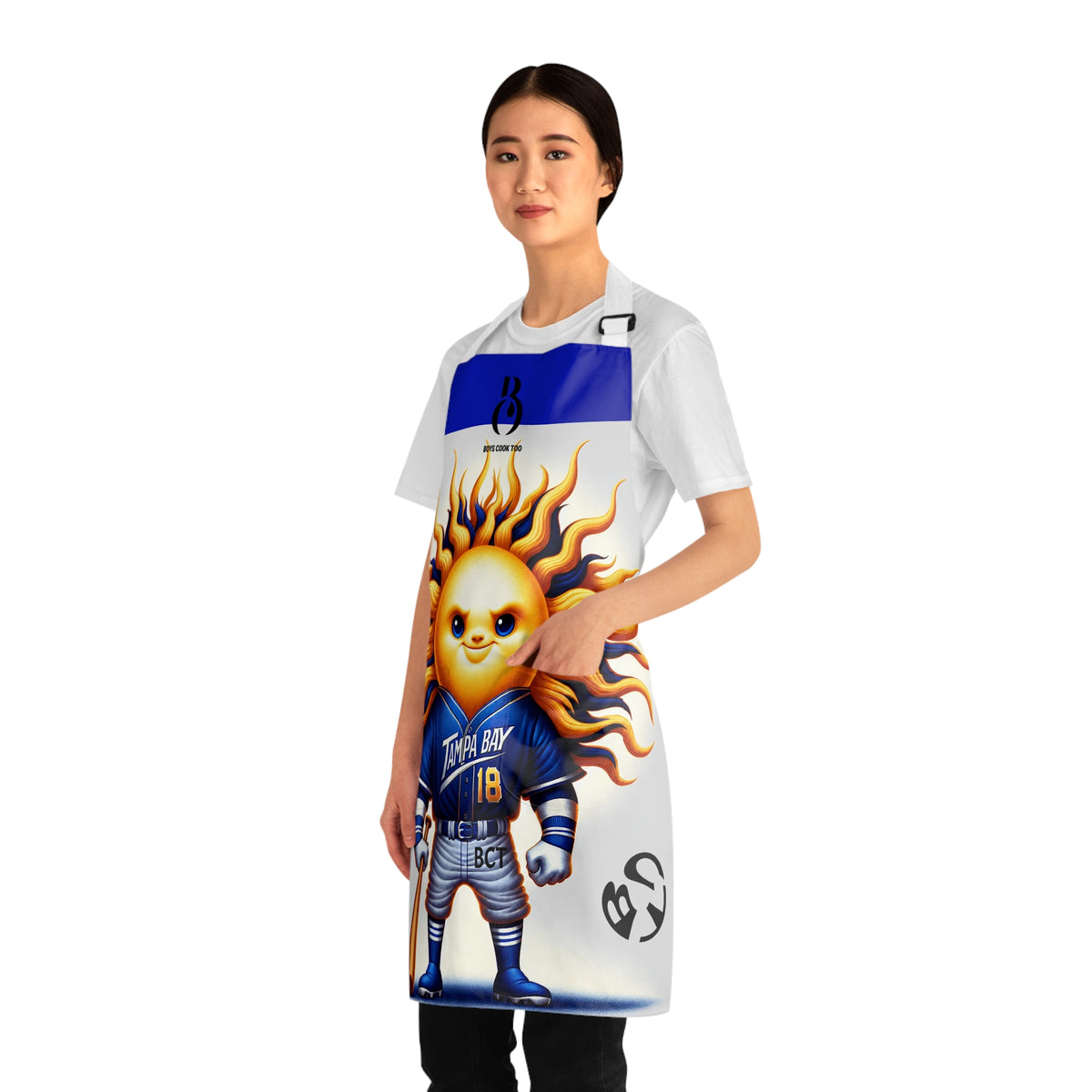 Tampa Bay Sun Cute Baseball Chef Apron