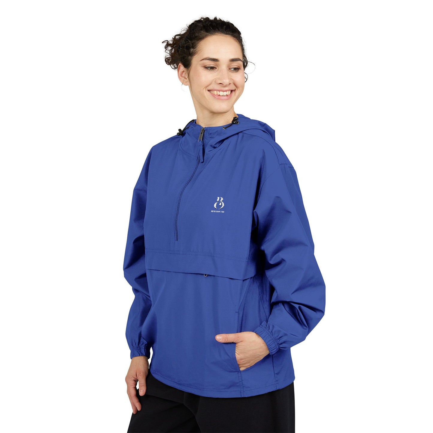 Waterproof, Hooded, Pullover Jacket — Champion Lightweight Windbreaker