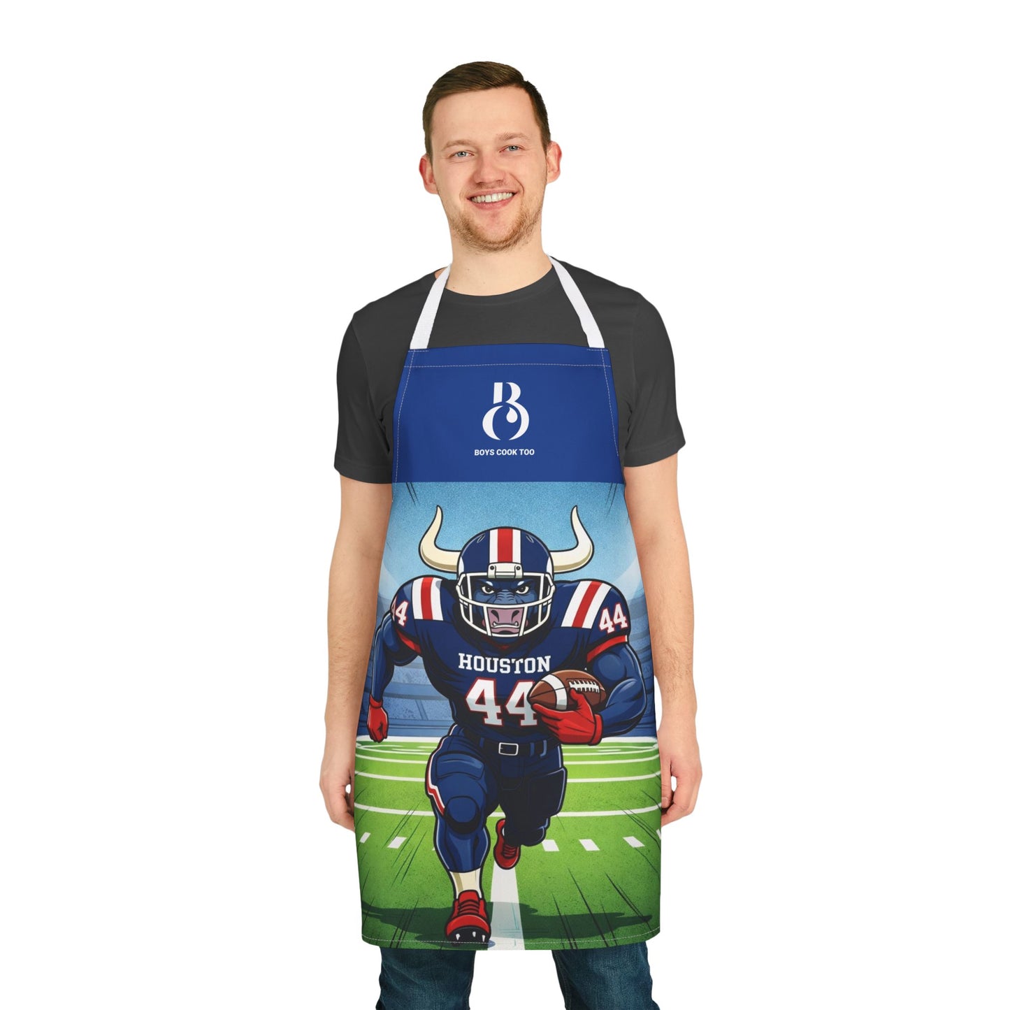 Houston #44 Football Runner Chef Apron