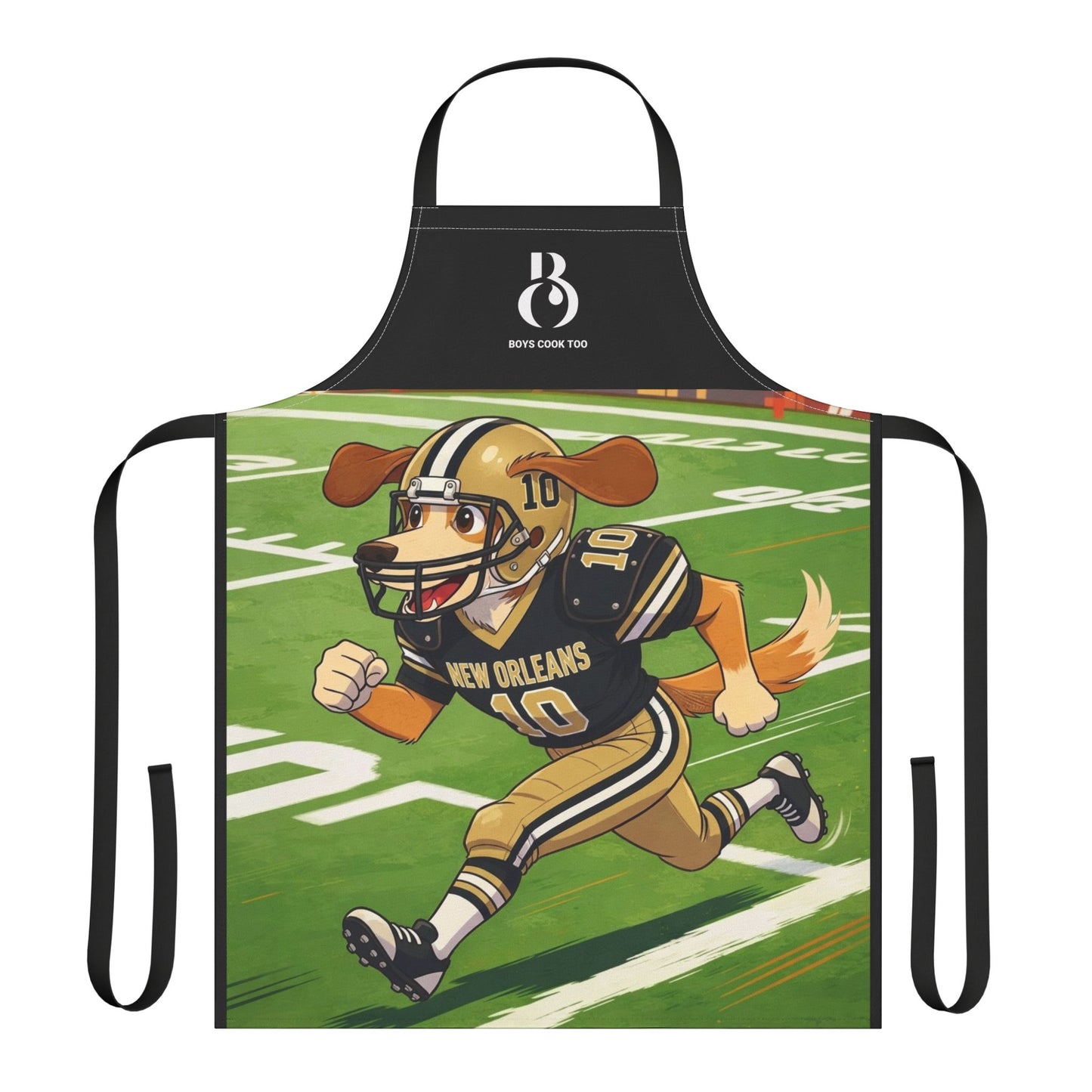 New Orleans Football Saints — Cute Dog Cooking Apron